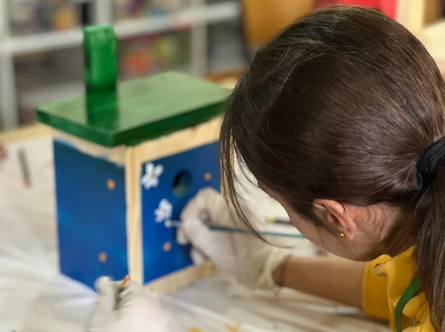 Our Children Build Nest Boxes